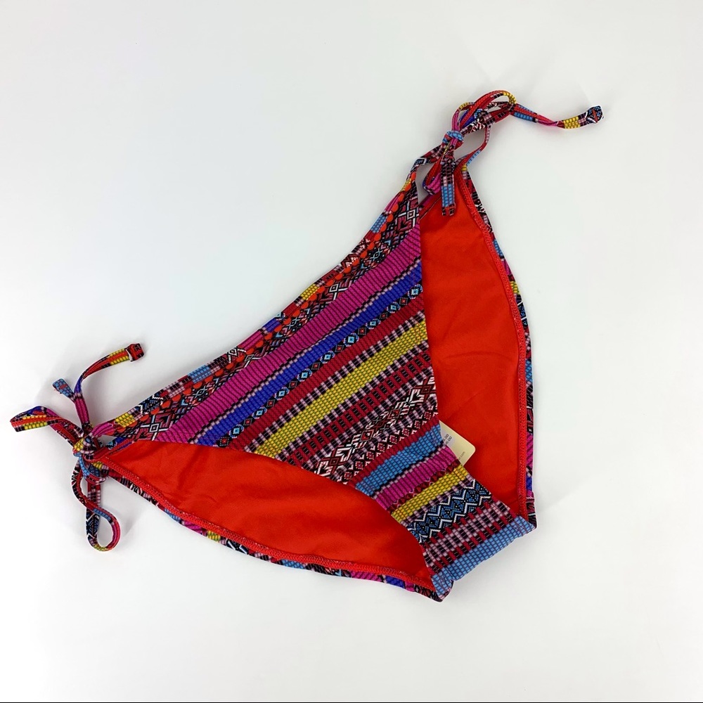 Profile by Gottex NWT Boho Patterned String Bikini Bottoms, 12